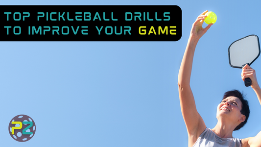 Top Pickleball Drills to Improve Your Game, woman serving in the air