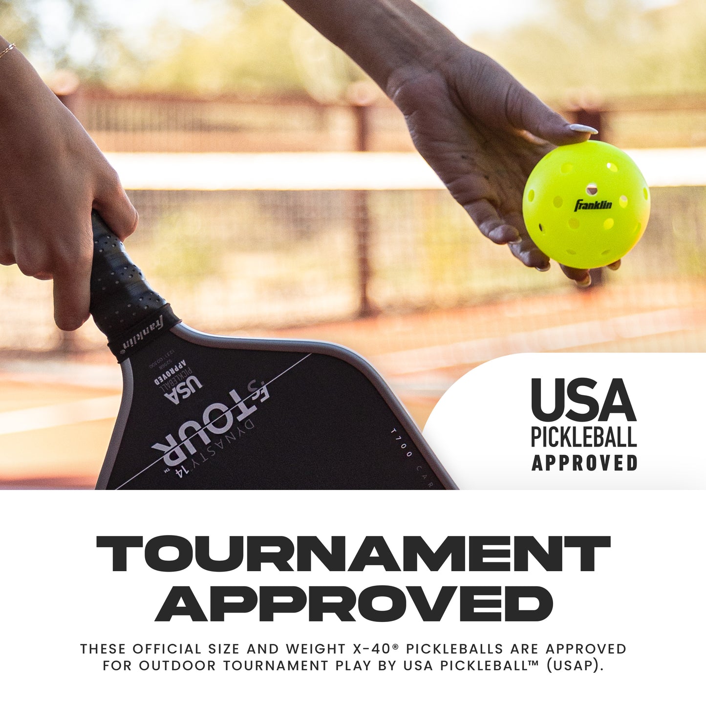 Franklin Sports' X-40 Pickleballs