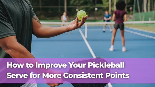 How to Imrpove Your Pickleball Serve for More Consistent Points, guy getting ready to serve