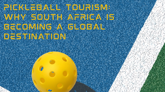 Pickleball Tourism: Why South Africa is Becoming a Global Destination, Pickleball court with a ball