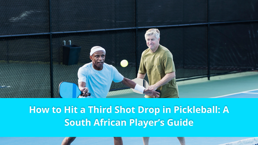 How to Hit a Third Shot Drop in Pickleball: A South African Player’s Guide, two men playing pickleball