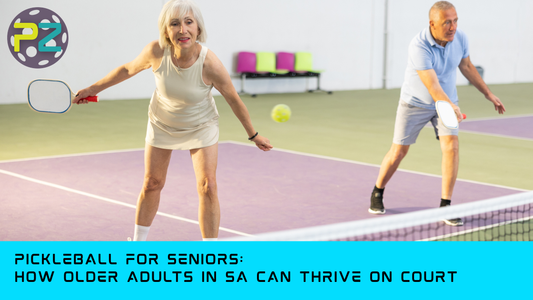 Pickleball For Seniors: How Older Adults in SA can Thrive on Court, two elder people playing pickleball
