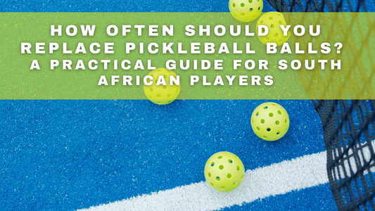 How Often Should You Replace Pickleball Balls? A Practical Guide for South African Players, pickleballs laying on a court