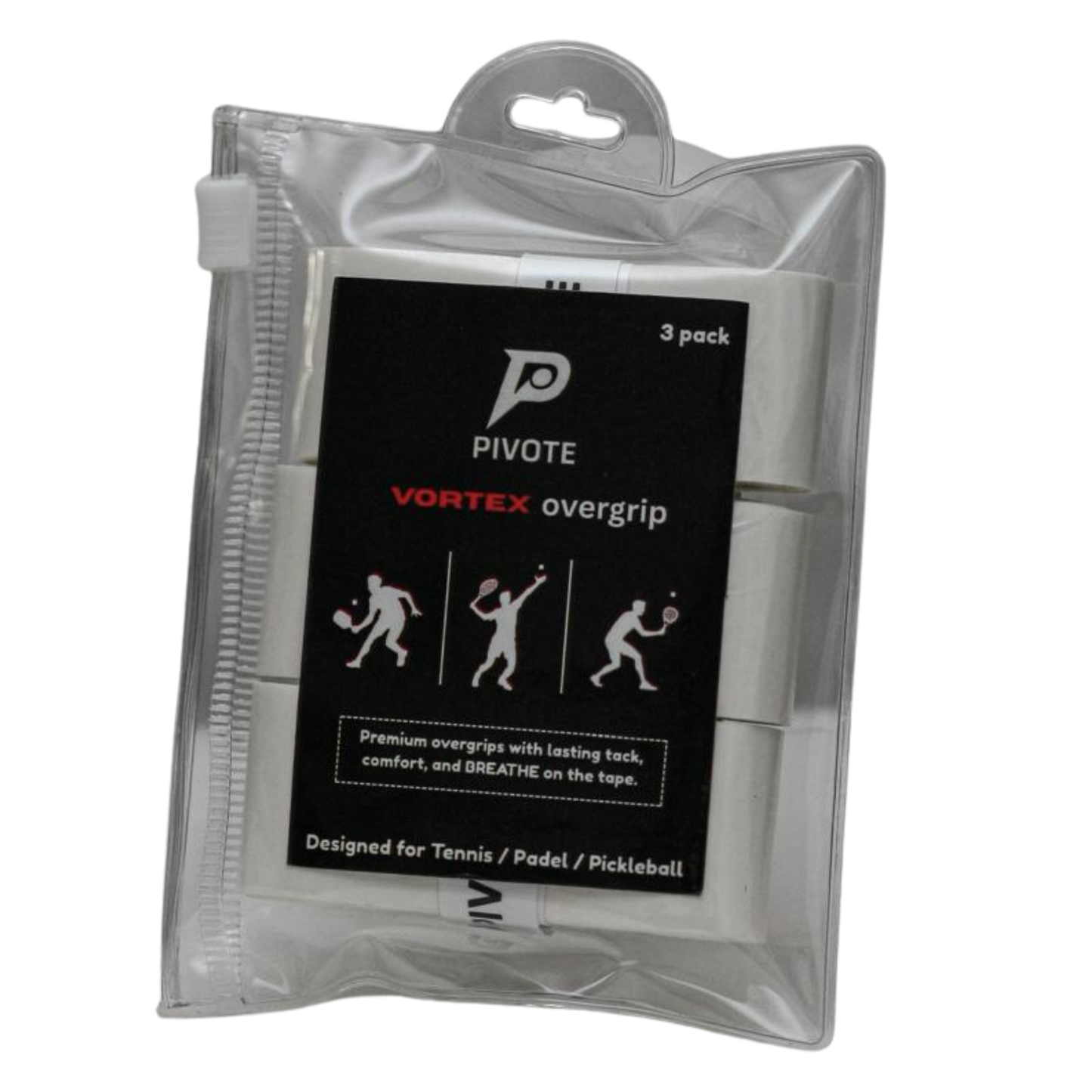 Pivote Vortex Overgrip (3‑pack)