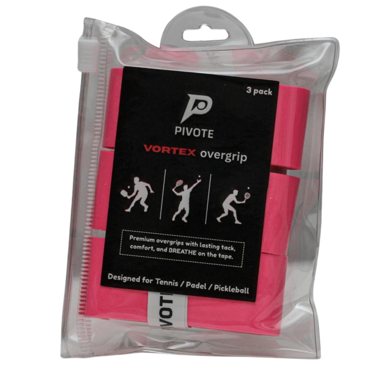 Pivote Vortex Overgrip (3‑pack)